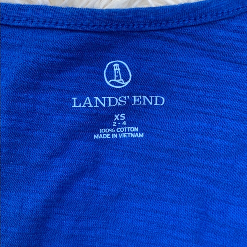 🎉HP🎉 Lands’ End Swim Coverup Dress 💗 Royal Blue - Picture 6 of 8